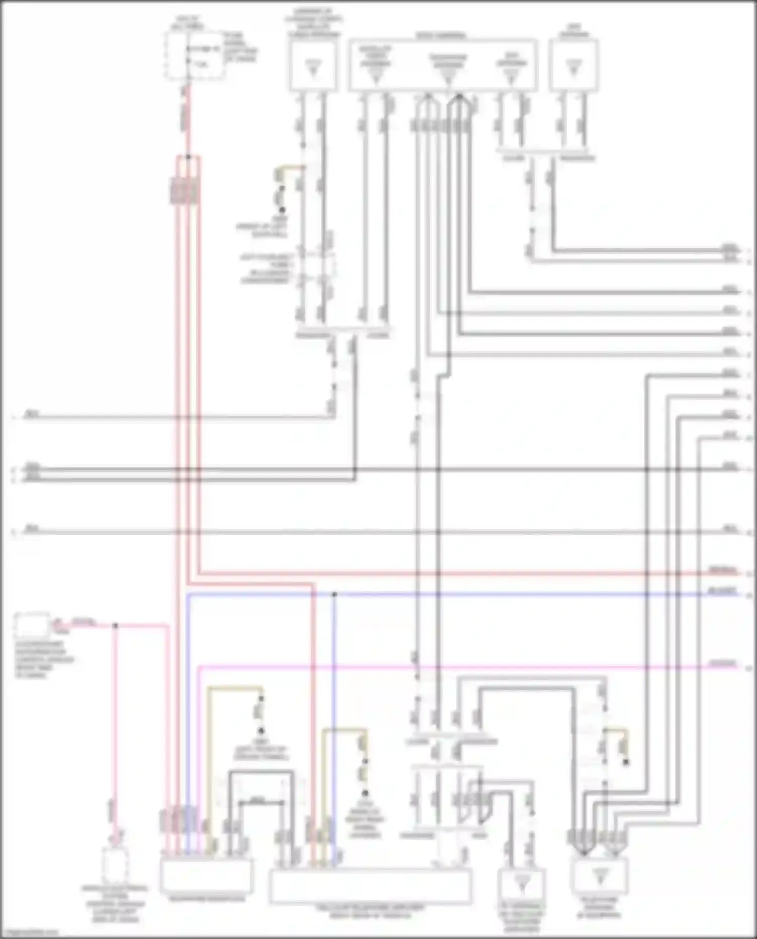 TT Audi 8S facelift (2018-2024): Navigation circuit (3 of 4)