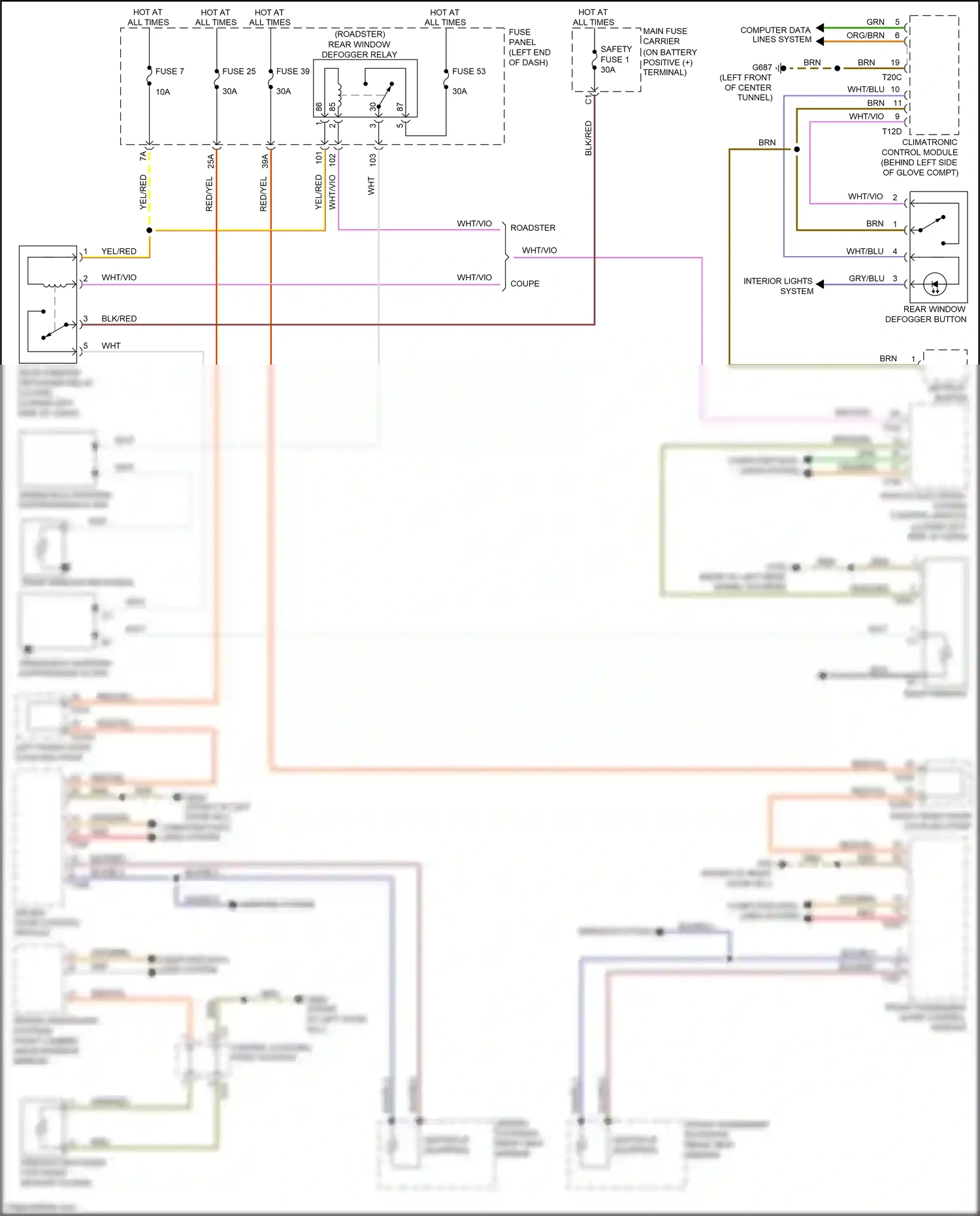 Wiring diagram blk/blu for Audi TT 8S facelift (2018-2024) (1 of 23)