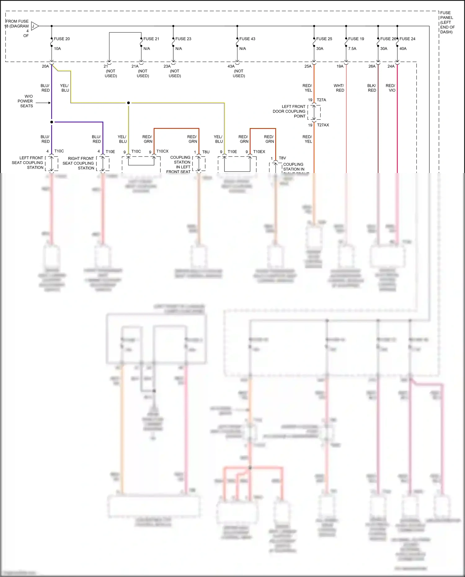 Wiring diagram blu for Audi TT 8S facelift (2018-2024) (47 of 69)