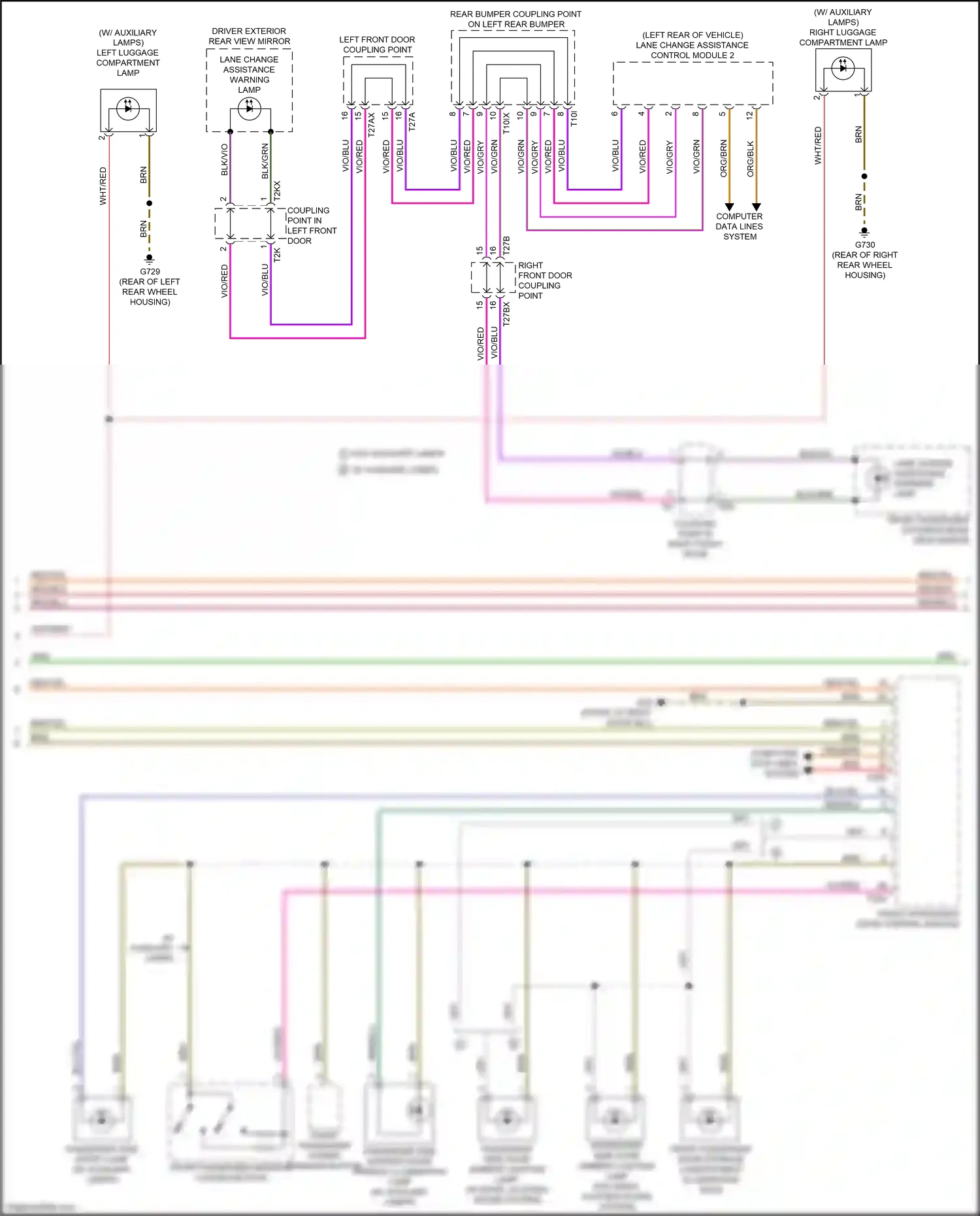 Wiring diagram blu/yel for Audi TT 8S facelift (2018-2024) (5 of 17)