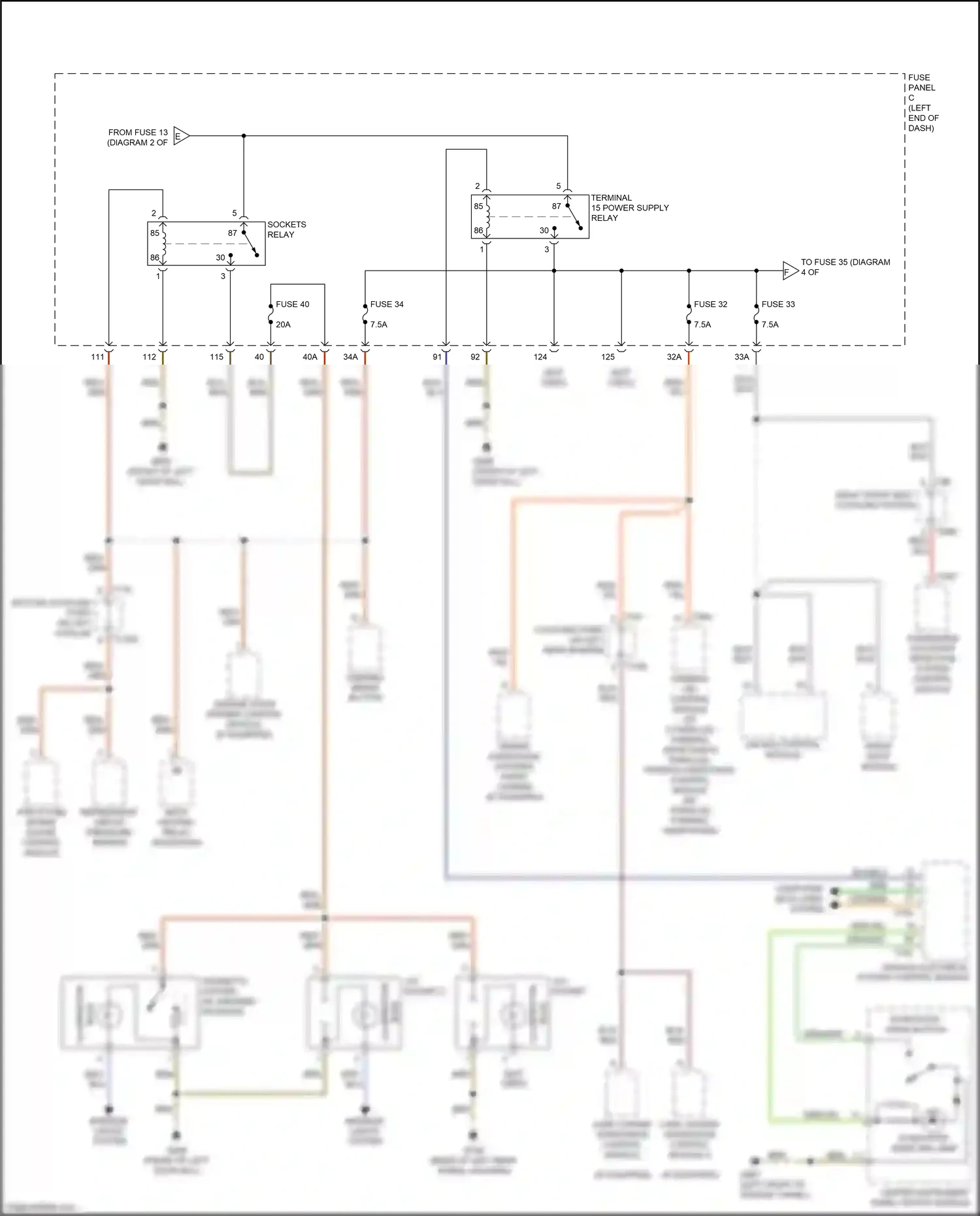 Wiring diagram brn for Audi TT 8S facelift (2018-2024) (87 of 132)