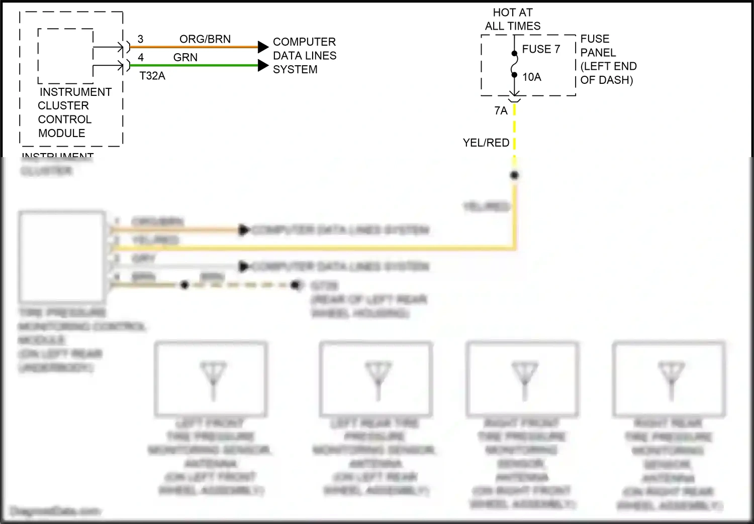 Wiring diagram cluster control module for Audi TT 8S facelift (2018-2024) (1 of 1)