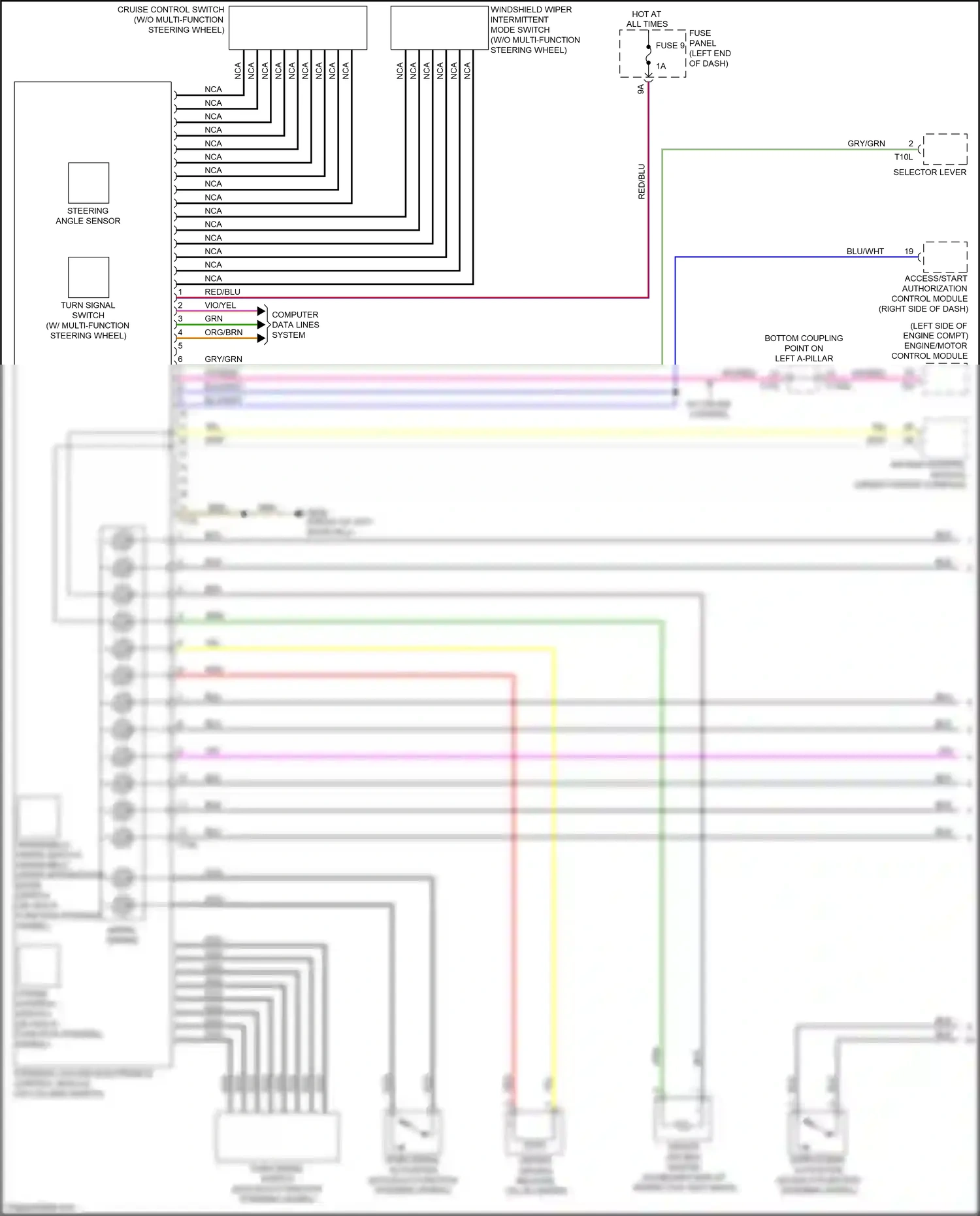Wiring diagram computer data lines system for Audi TT 8S facelift (2018-2024) (38 of 88)