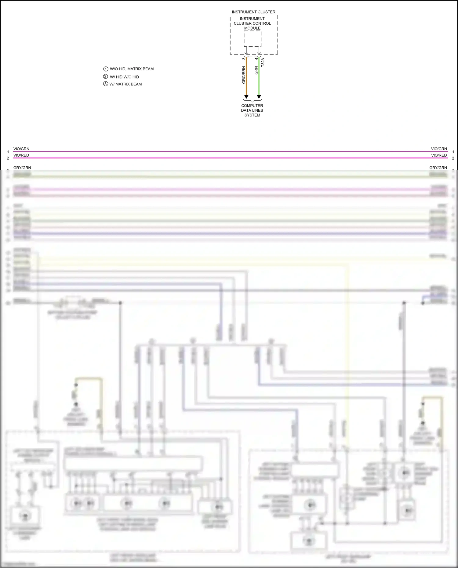 Wiring diagram computer data lines system for Audi TT 8S facelift (2018-2024) (44 of 88)