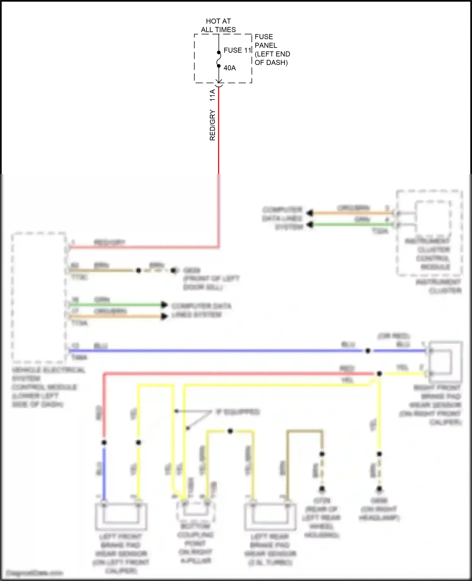 Wiring diagram computer data lines system for Audi TT 8S facelift (2018-2024) (4 of 88)