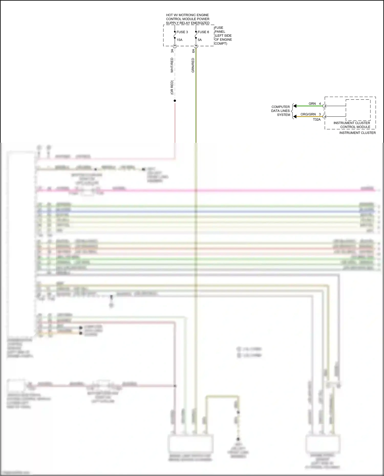 Wiring diagram engine/motor control module for Audi TT 8S facelift (2018-2024) (5 of 14)