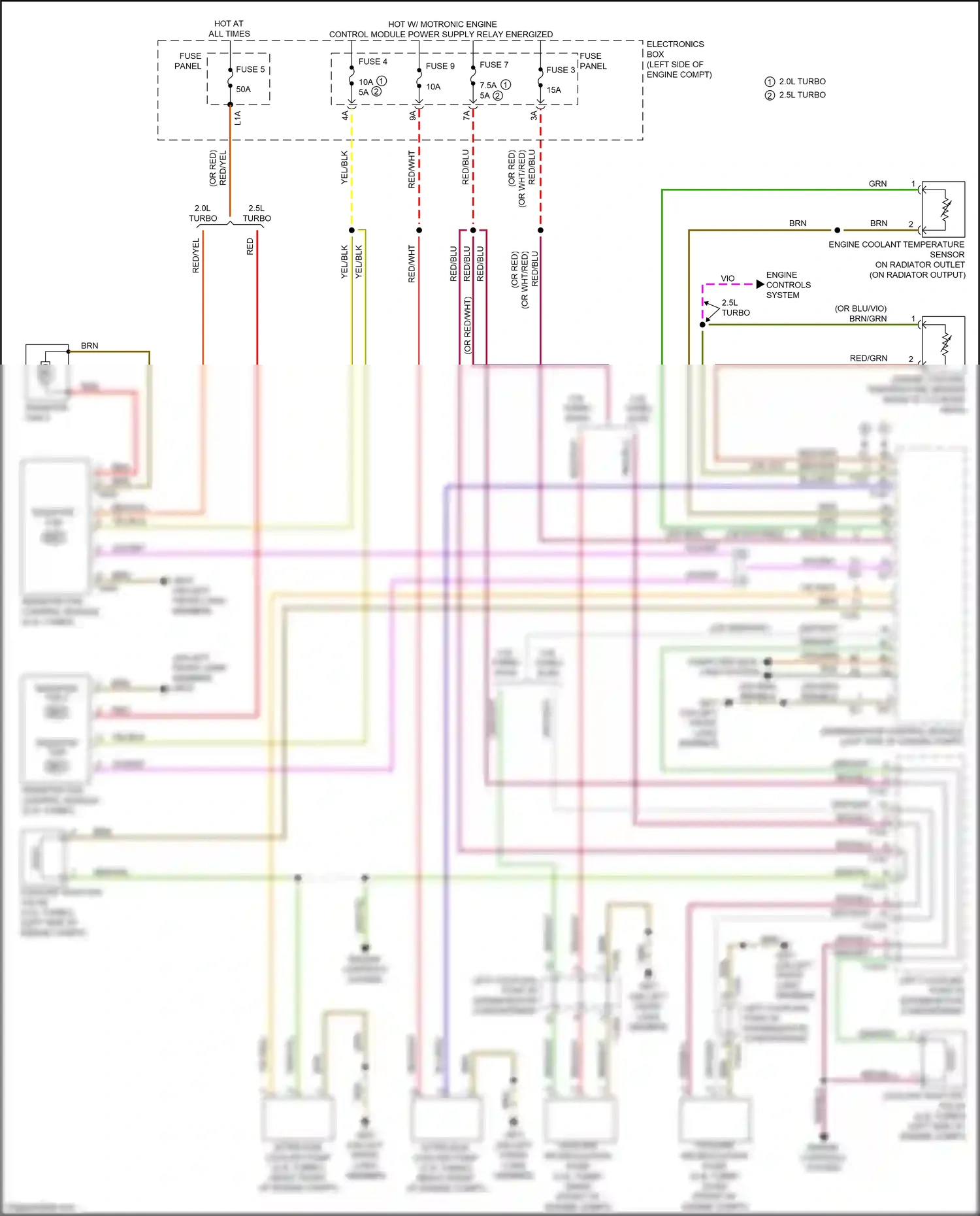 Wiring diagram fuse 4 for Audi TT 8S facelift (2018-2024) (1 of 12)