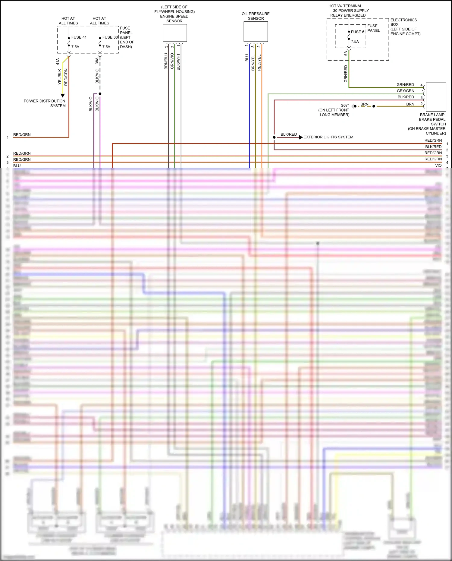 Wiring diagram fuse panel c for Audi TT 8S facelift (2018-2024) (71 of 71)
