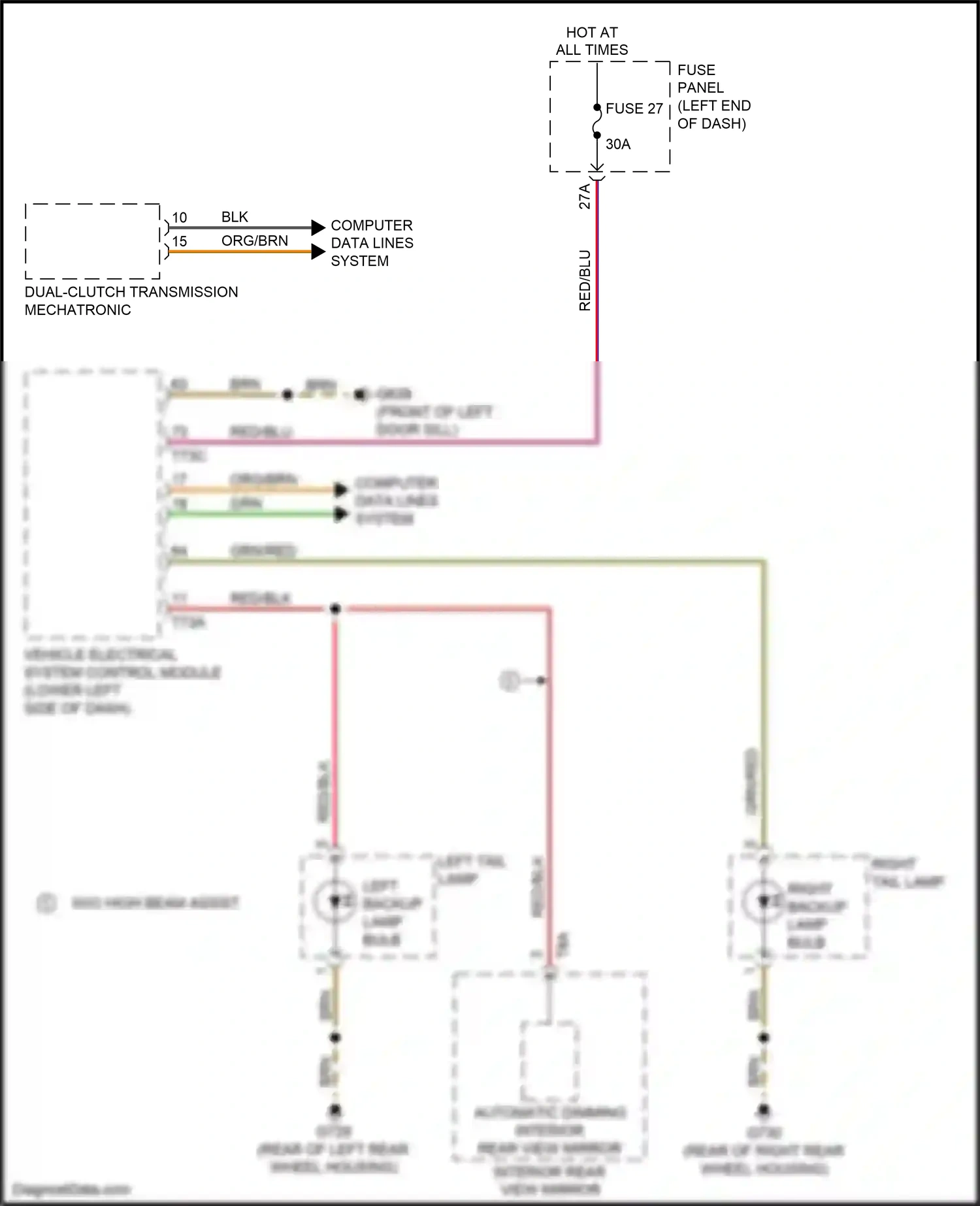 Wiring diagram grn for Audi TT 8S facelift (2018-2024) (42 of 102)