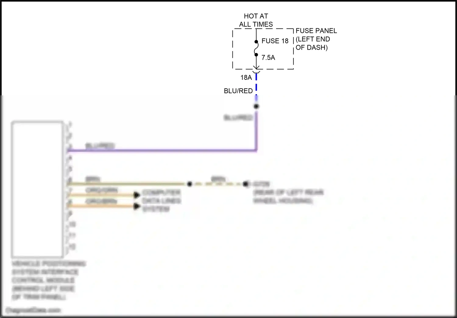 Wiring diagram org/brn for Audi TT 8S facelift (2018-2024) (30 of 89)