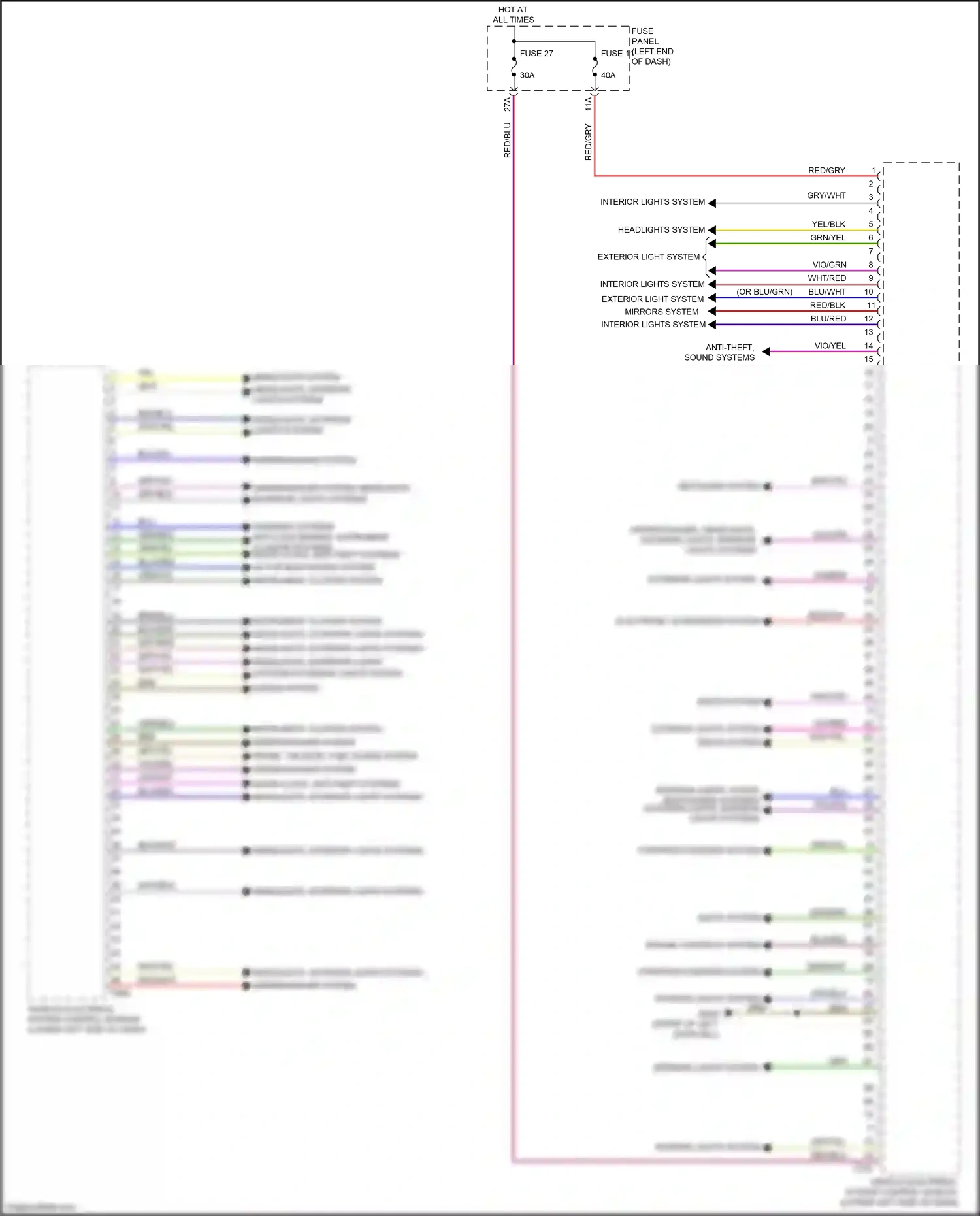Wiring diagram red/blu for Audi TT 8S facelift (2018-2024) (19 of 57)