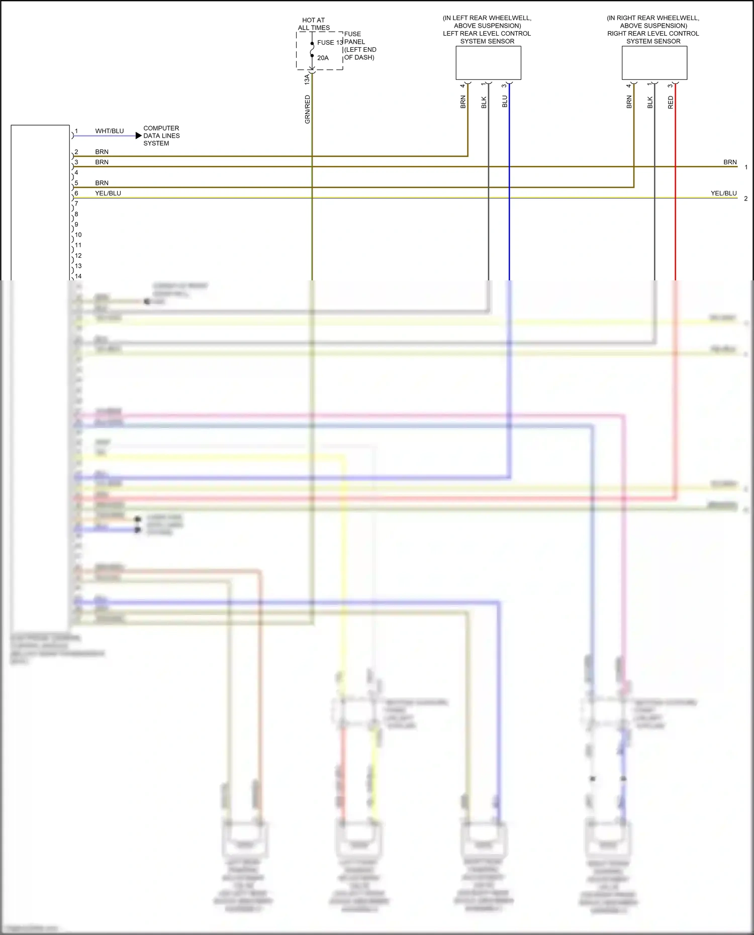Wiring diagram vio/brn for Audi TT 8S facelift (2018-2024) (1 of 3)