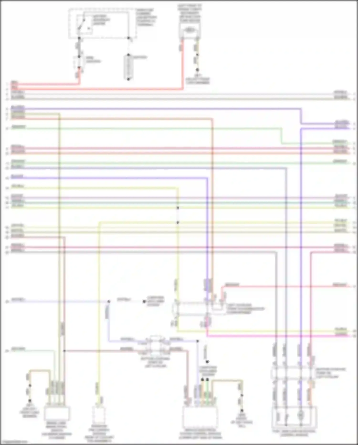 TTS Audi 8S facelift (2018-2024): Wiring diagram engine performance 2.0l turbo, dhha (2 of 8)