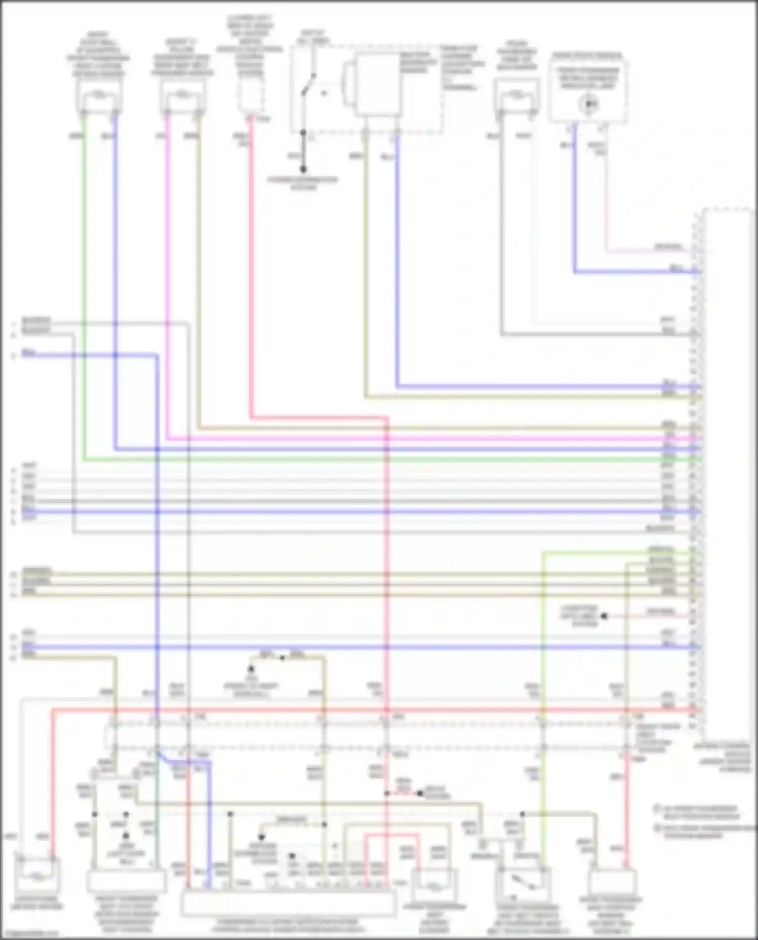 TTS Audi 8S facelift (2018-2024): Supplemental restraints circuit (3 of 3)
