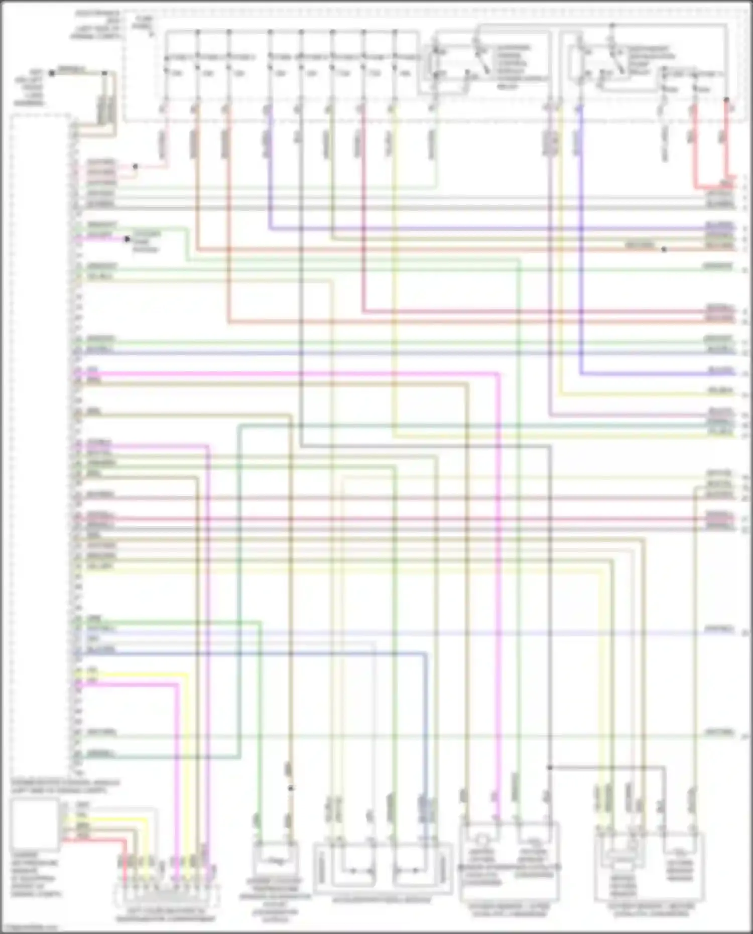 Wiring diagram accelerator pedal module for Audi TTS 8S facelift (2018-2024) (1 of 2)