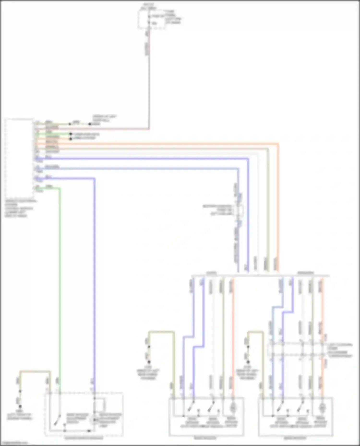 Wiring diagram blu for Audi TTS 8S facelift (2018-2024) (1 of 69)