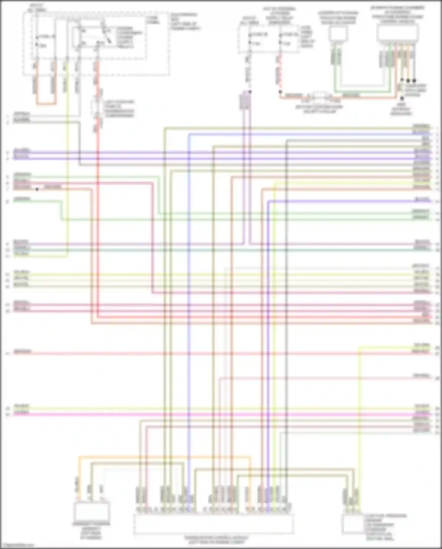 Wiring diagram blu/wht for Audi TTS 8S facelift (2018-2024) (31 of 40)