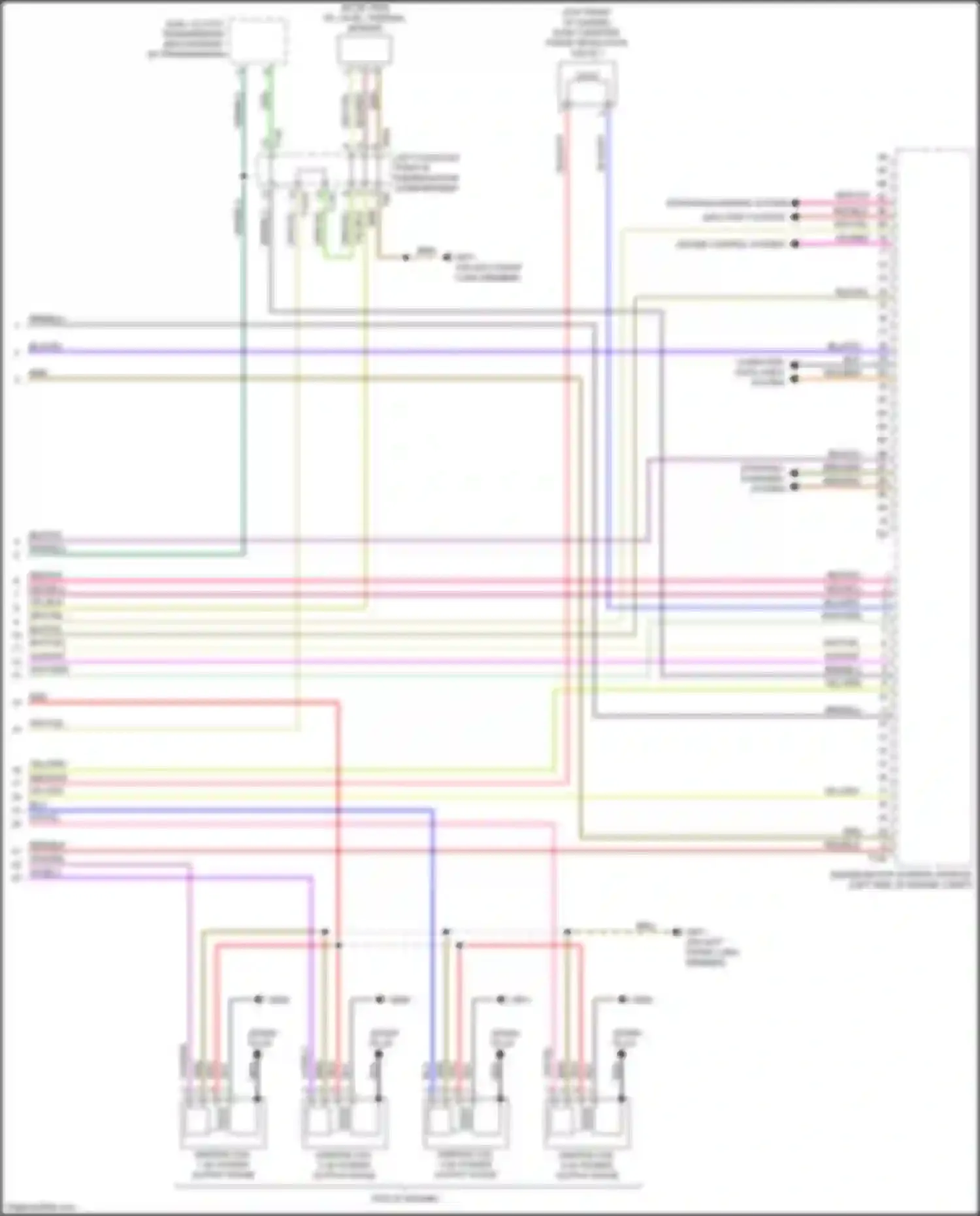 Wiring diagram brn/blu for Audi TTS 8S facelift (2018-2024) (34 of 46)
