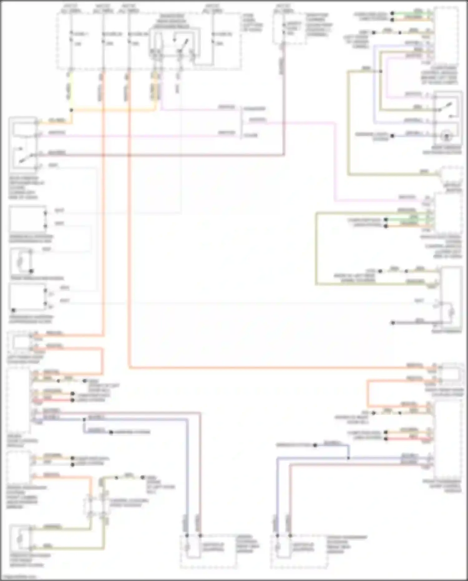 Wiring diagram climatronic control module for Audi TTS 8S facelift (2018-2024) (3 of 8)