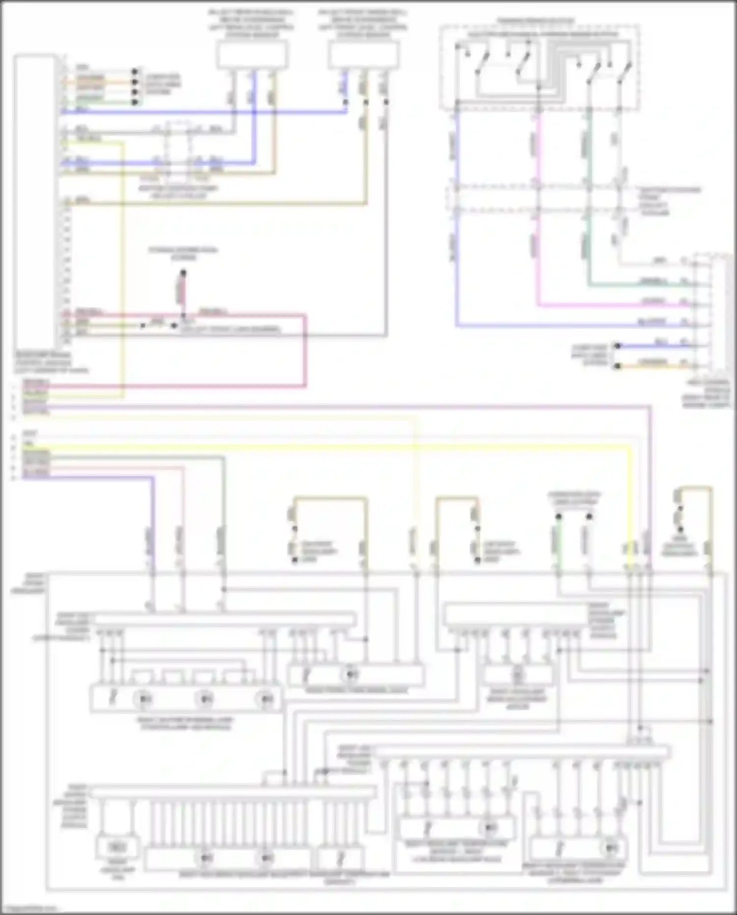Wiring diagram computer data lines system for Audi TTS 8S facelift (2018-2024) (29 of 88)