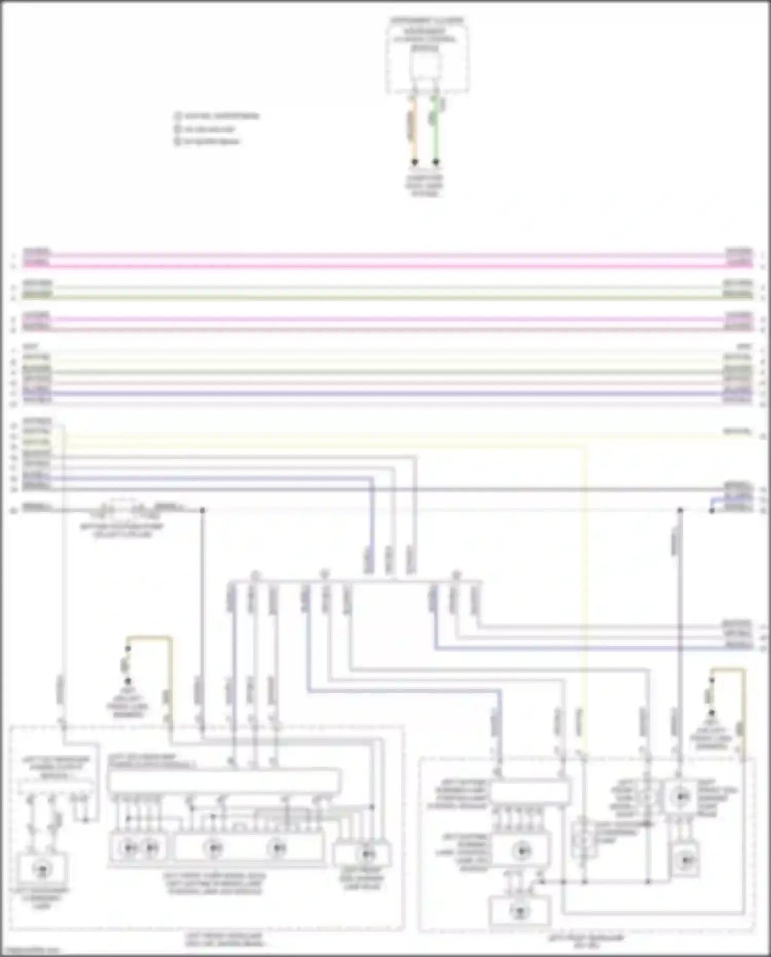 Wiring diagram computer data lines system for Audi TTS 8S facelift (2018-2024) (72 of 88)
