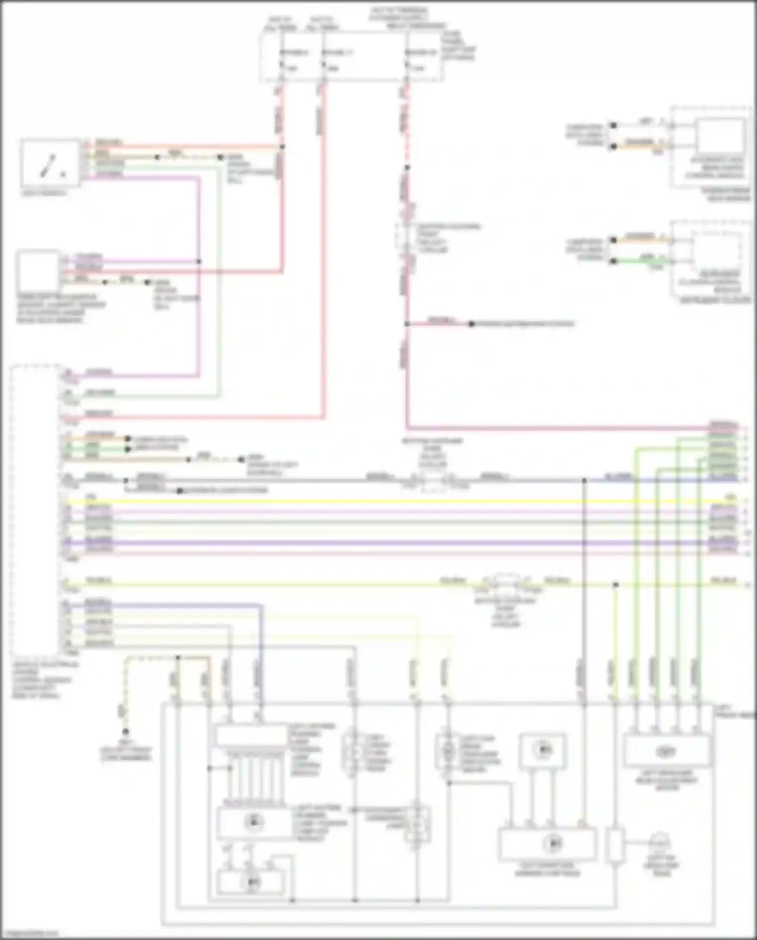 Wiring diagram fuse 11 for Audi TTS 8S facelift (2018-2024) (3 of 10)