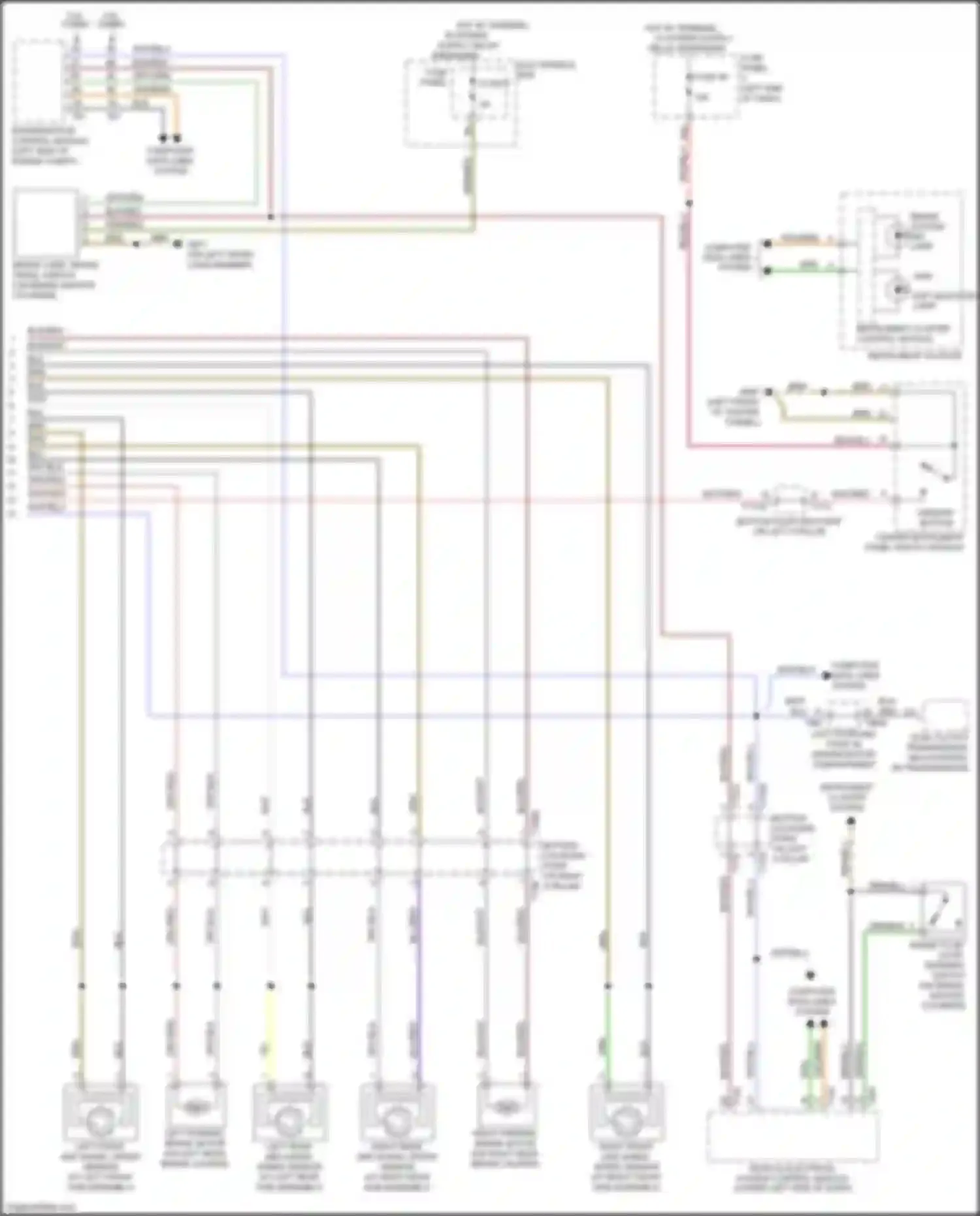 Wiring diagram fuse panel b for Audi TTS 8S facelift (2018-2024) (2 of 22)