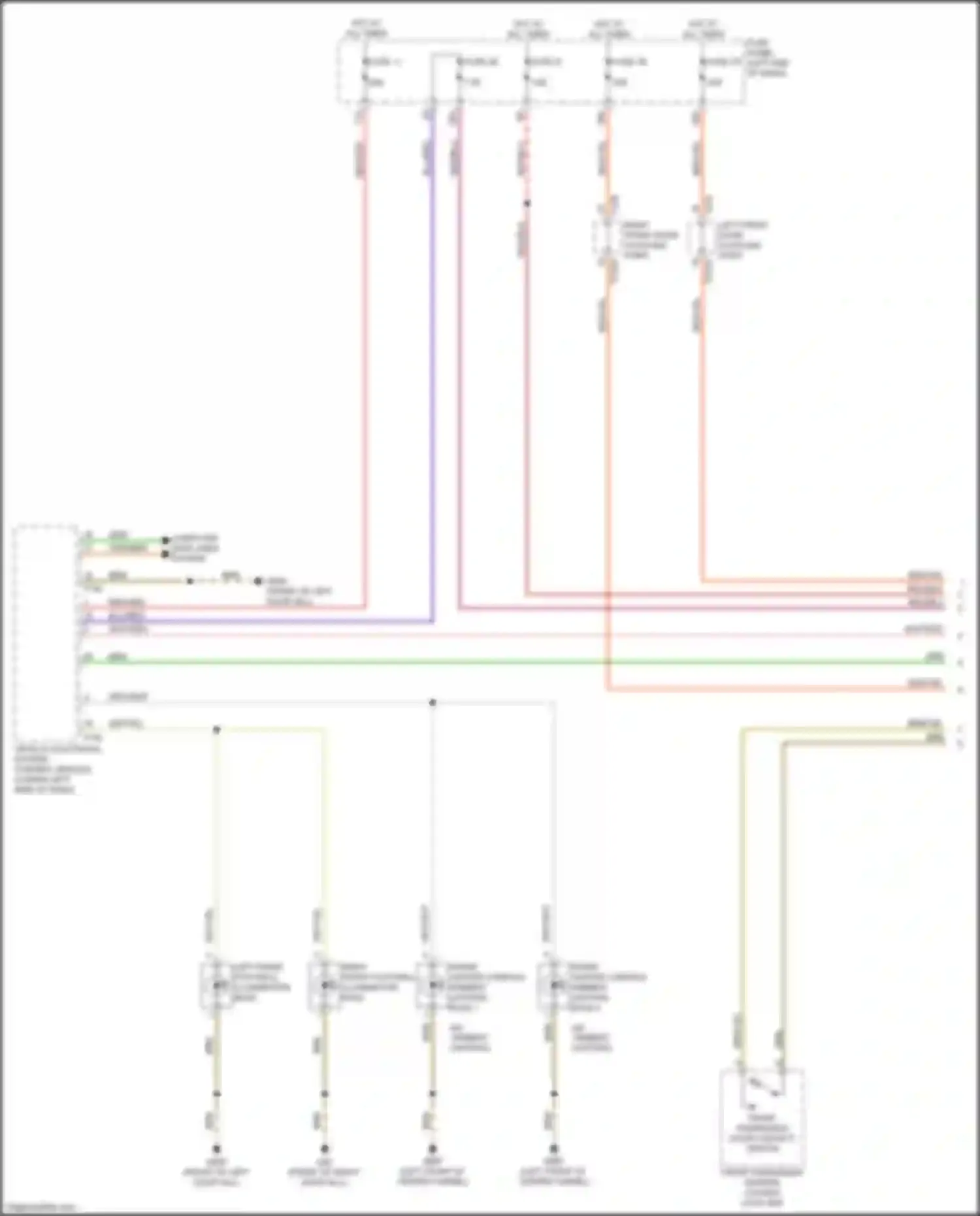 Wiring diagram hot at all times for Audi TTS 8S facelift (2018-2024) (49 of 72)