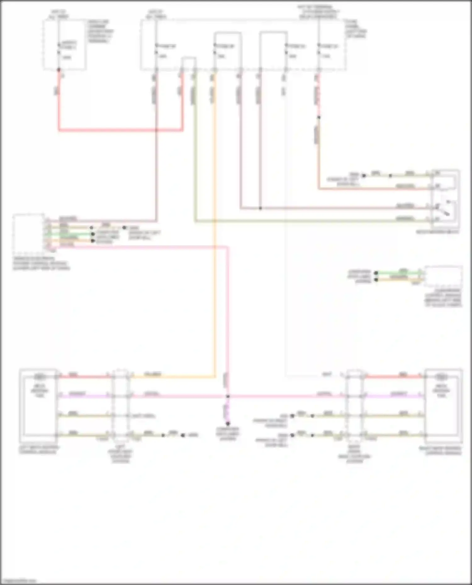 Wiring diagram neck heating relay for Audi TTS 8S facelift (2018-2024) (2 of 4)