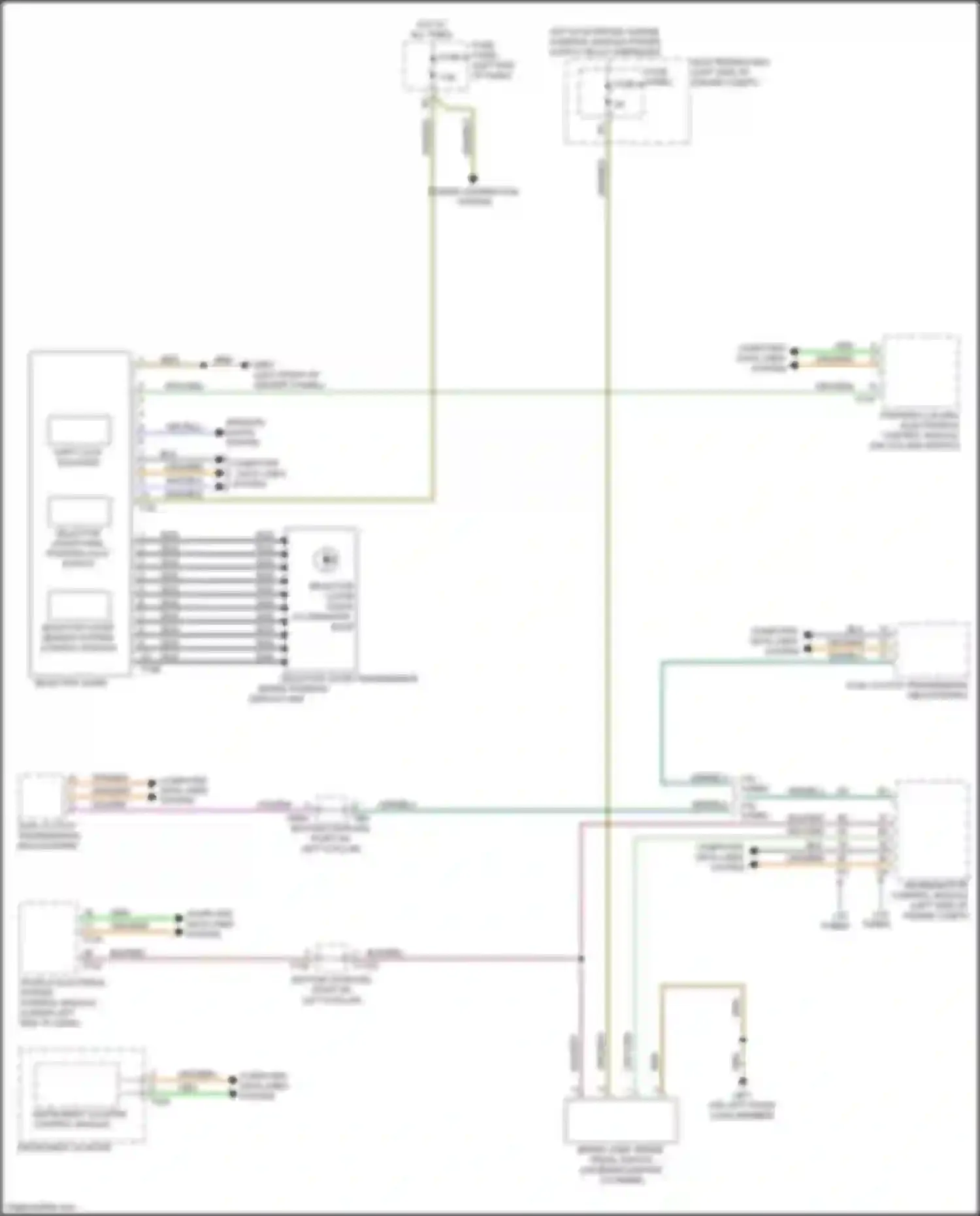 Wiring diagram org/blk for Audi TTS 8S facelift (2018-2024) (8 of 8)