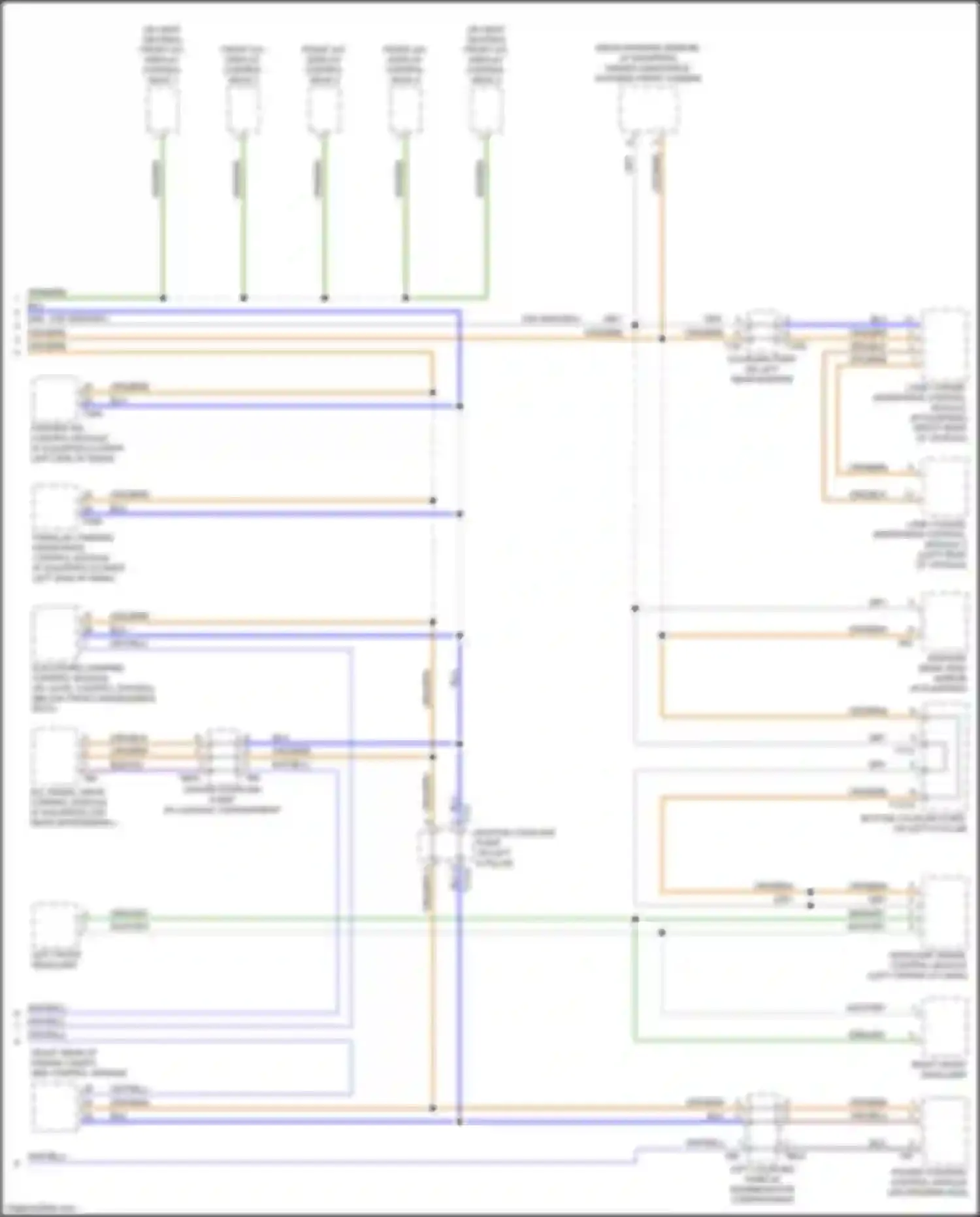 Wiring diagram power steering control module for Audi TTS 8S facelift (2018-2024) (1 of 4)