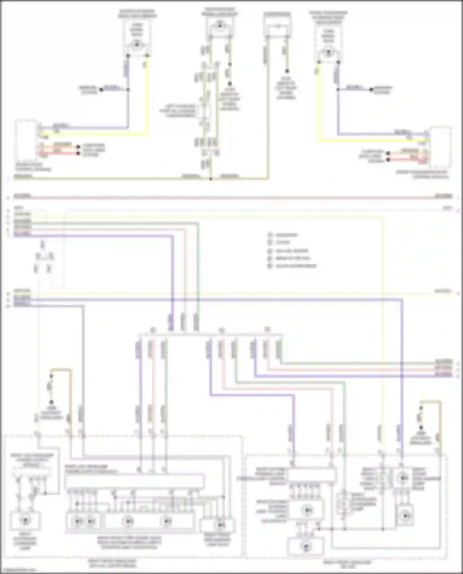 Wiring diagram red for Audi TTS 8S facelift (2018-2024) (44 of 74)
