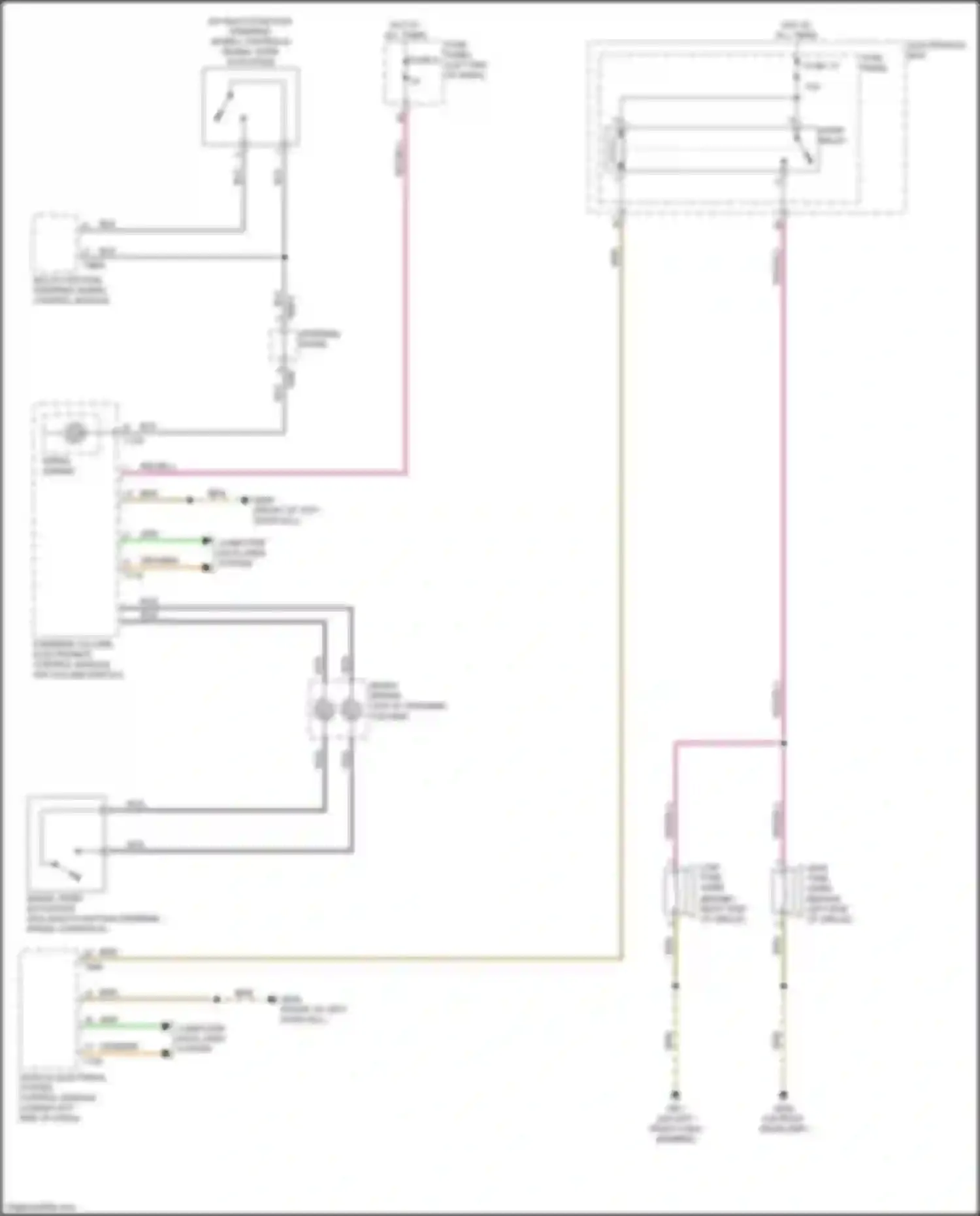 Wiring diagram steering column electronics control module for Audi TTS 8S facelift (2018-2024) (4 of 15)