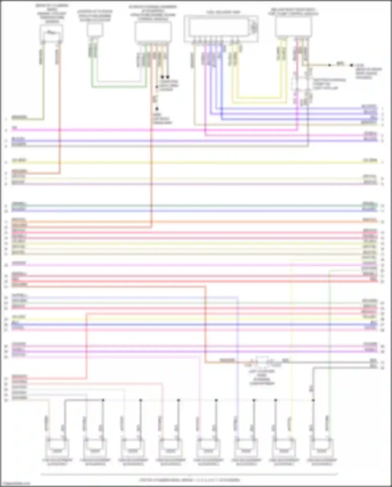 TTS Audi 8S (2014-2018): Wiring diagram engine performance 2.0l turbo, cntc (7 of 8)