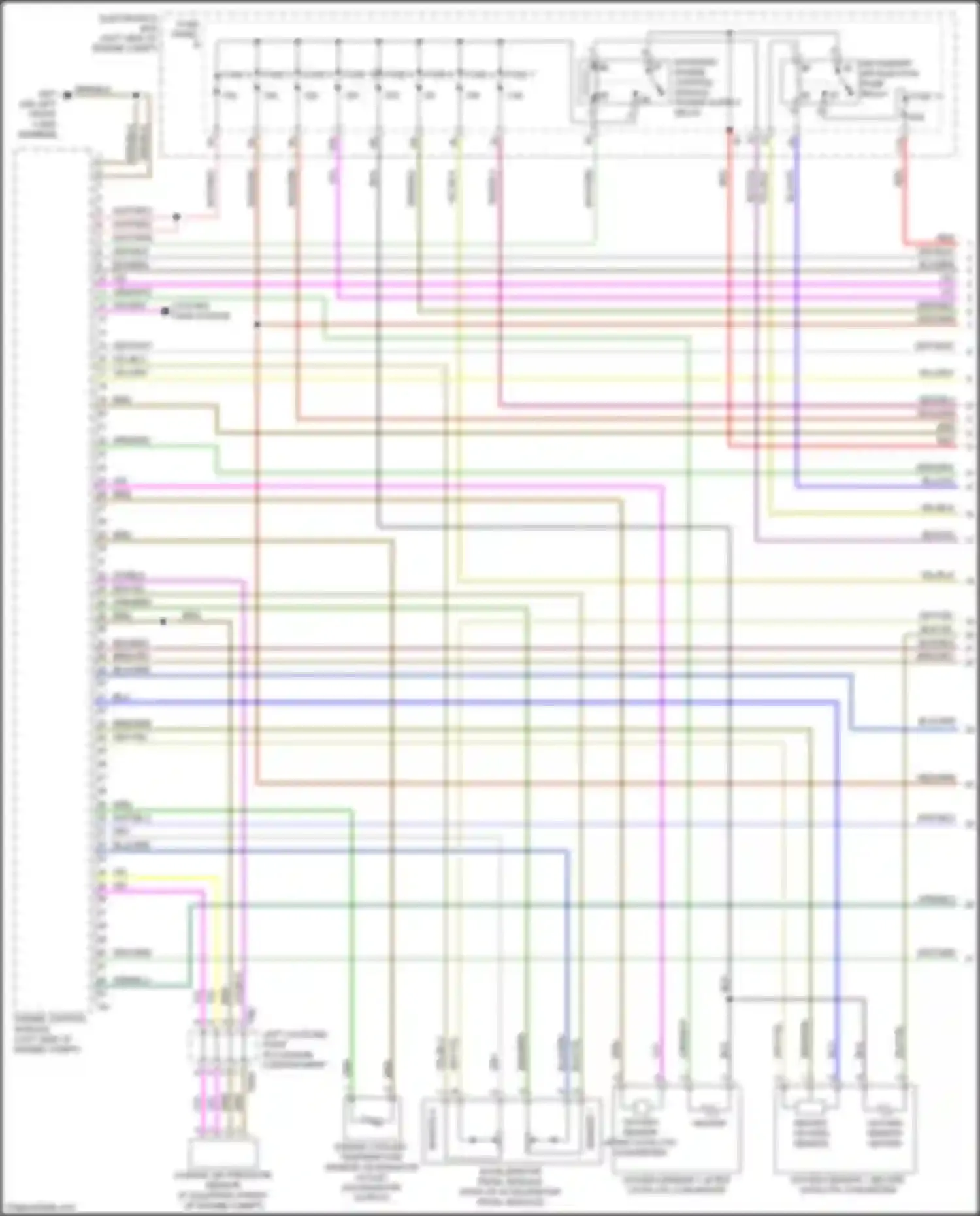 TTS Audi 8S (2014-2018): Wiring diagram engine performance 2.0l turbo, cyfb (1 of 8)