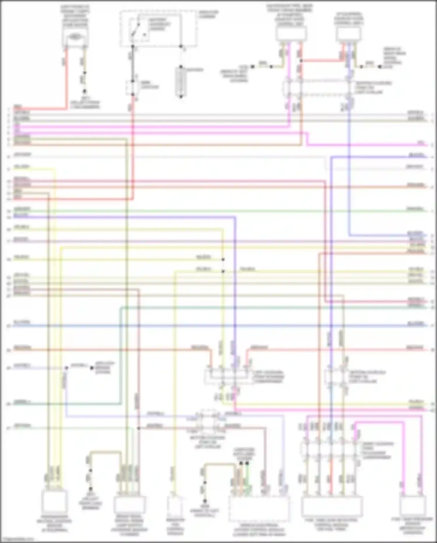 TTS Audi 8S (2014-2018): Wiring diagram engine performance 2.0l turbo, cyfb (2 of 8)