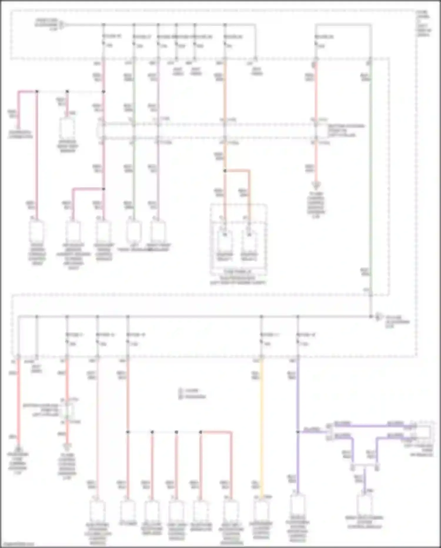 TTS Audi 8S (2014-2018): Power distribution circuit (5 of 6)