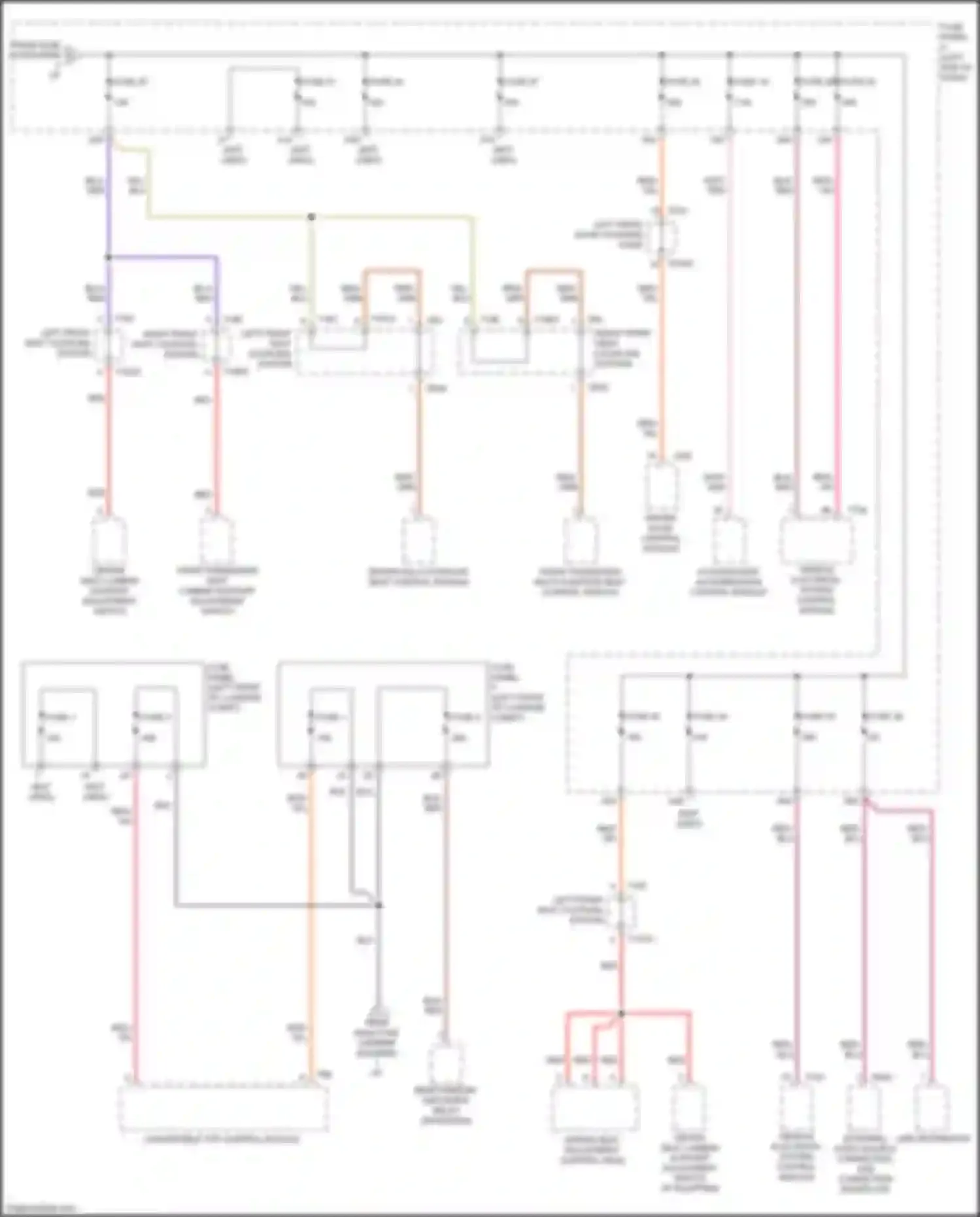 TTS Audi 8S (2014-2018): Power distribution circuit (6 of 6)