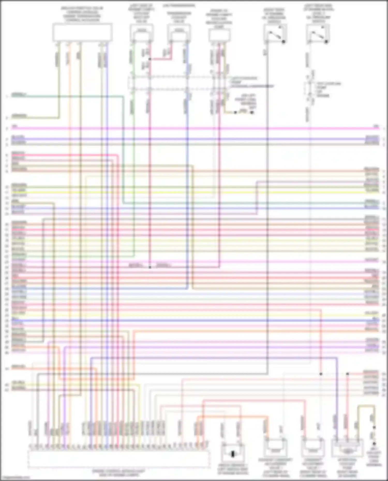 Wiring diagram after-run coolant pump for Audi TTS 8S (2014-2018) (2 of 3)