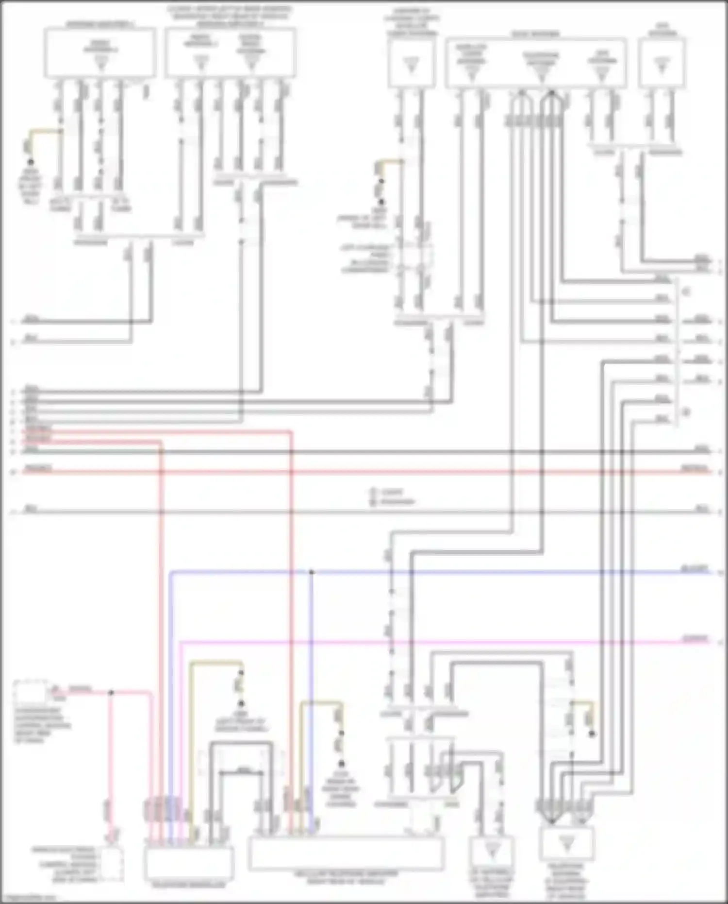 Wiring diagram red/blk for Audi TTS 8S (2014-2018)