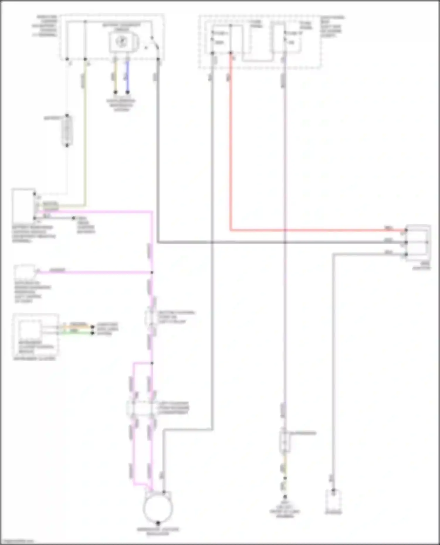 Wiring diagram battery interrupt igniter for Audi TTS 8S (2014-2018)