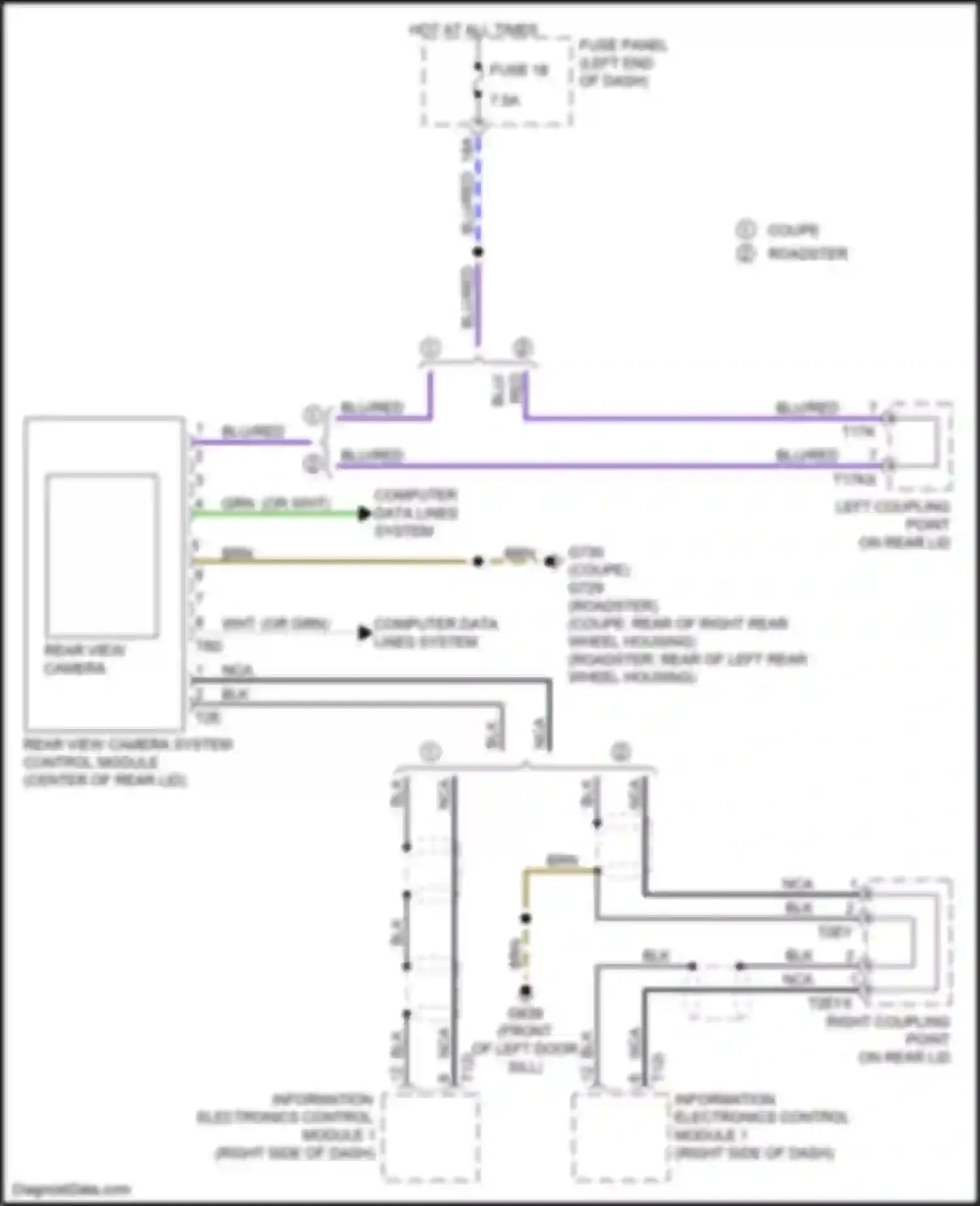 Wiring diagram blk for Audi TTS 8S (2014-2018) (40 of 75)