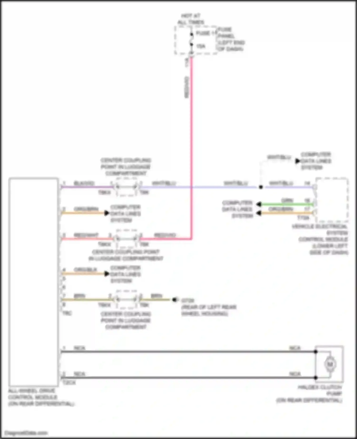Wiring diagram blk/vio for Audi TTS 8S (2014-2018) (1 of 30)