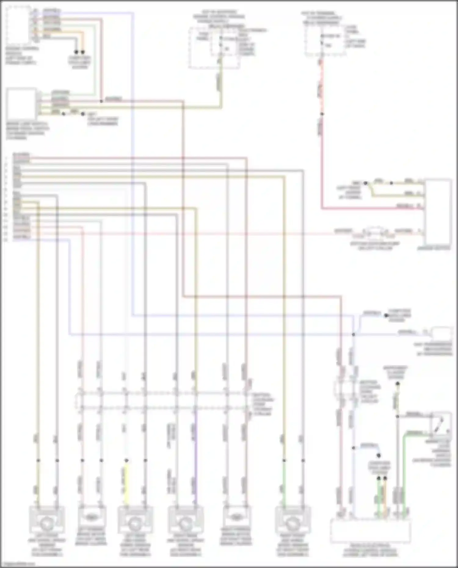 Wiring diagram blk/wht for Audi TTS 8S (2014-2018) (12 of 28)