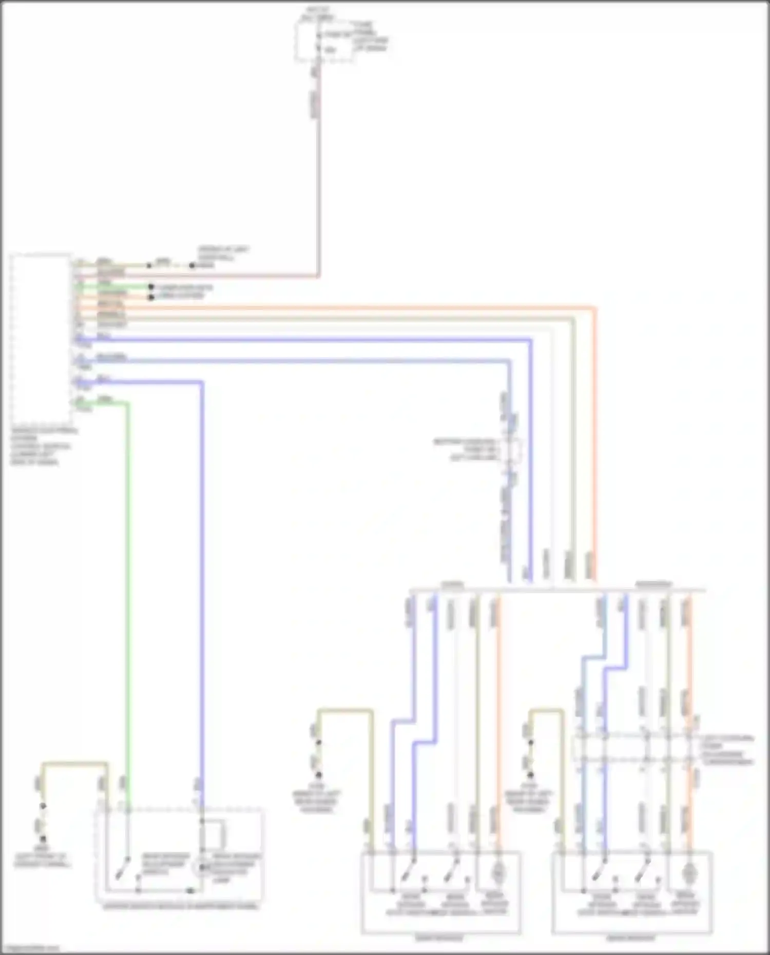 Wiring diagram blu/grn for Audi TTS 8S (2014-2018) (11 of 27)