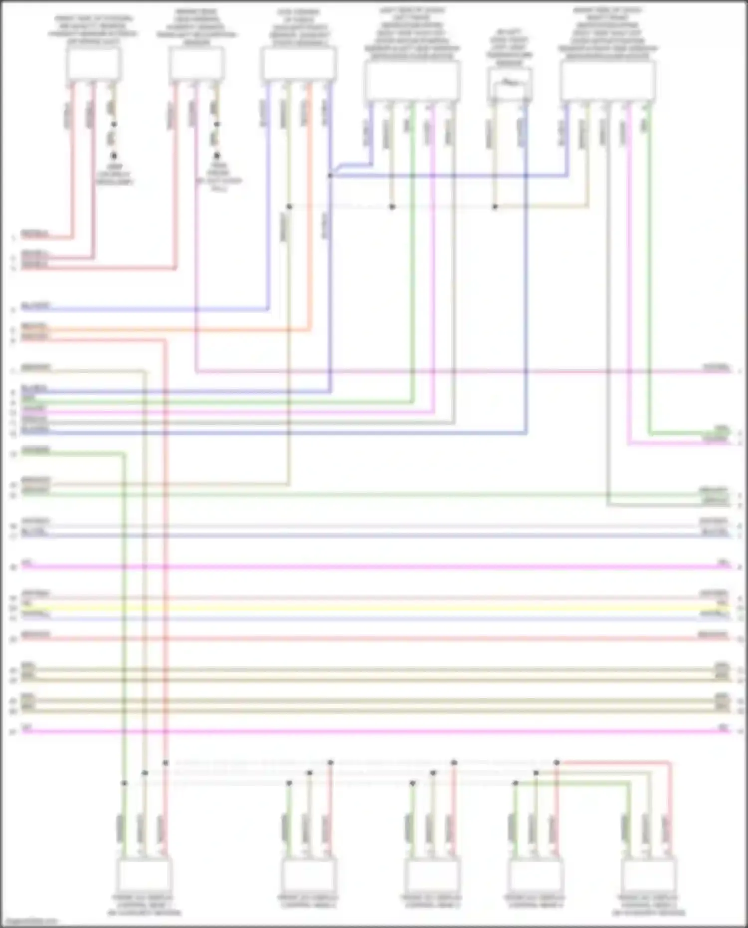 Wiring diagram blu/grn for Audi TTS 8S (2014-2018) (14 of 27)