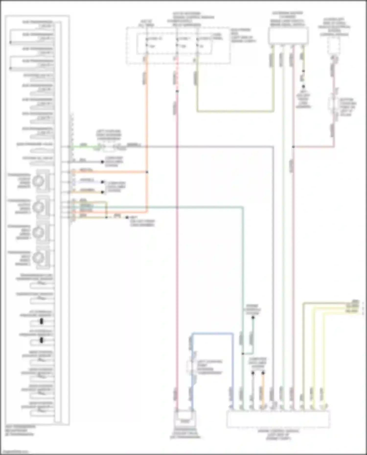 Wiring diagram blu/grn for Audi TTS 8S (2014-2018) (12 of 27)