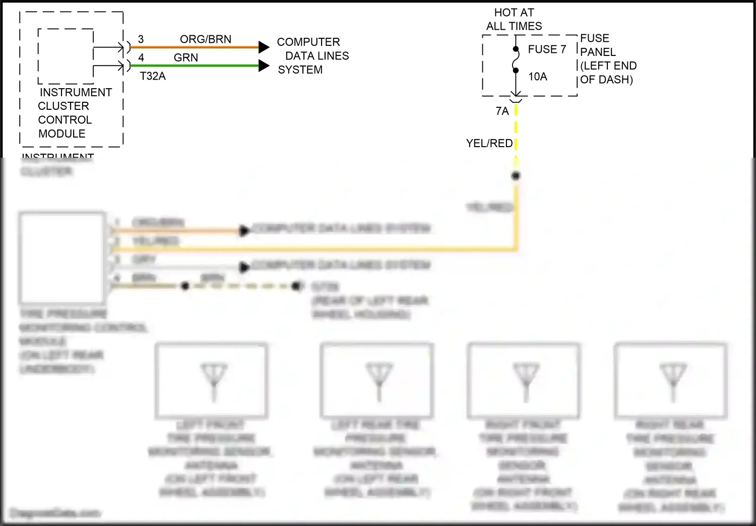 Wiring diagram cluster control module for Audi TTS 8S (2014-2018) (1 of 1)