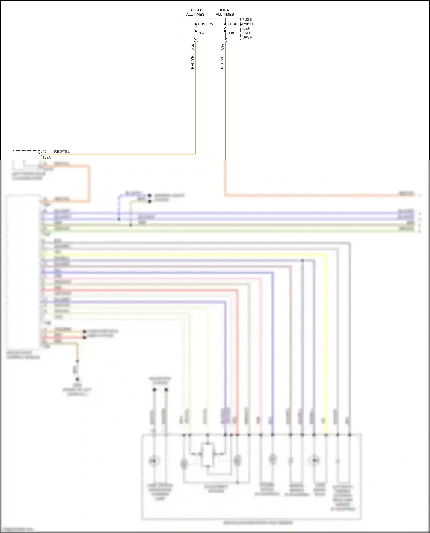 Wiring diagram computer data lines system for Audi TTS 8S (2014-2018) (14 of 81)
