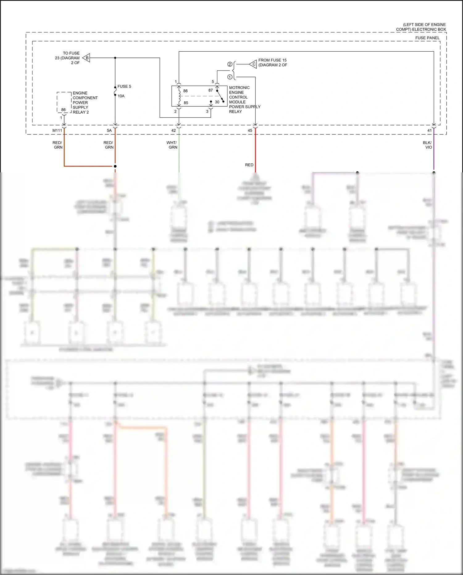 Wiring diagram digital sound system control module for Audi TTS 8S (2014-2018) (3 of 4)